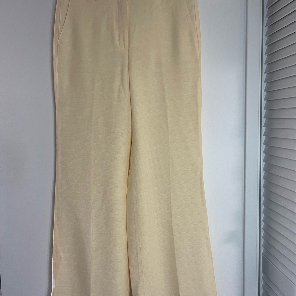Elegant Cream Women's Pants
